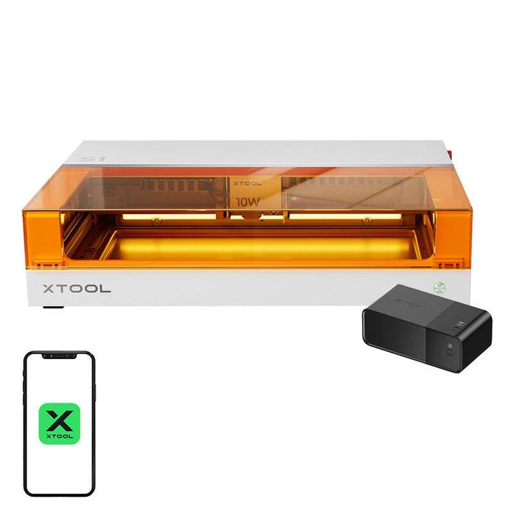 Grawerka laserowa 2w1 xTool S1 40W Basic (Biała) na NearMe.pl