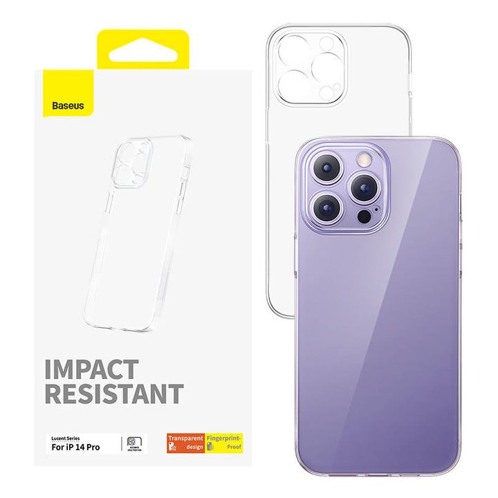 Etui na telefon IP14 PRO Baseus OS-Lucent Series (Przezroczysty) na NearMe.pl