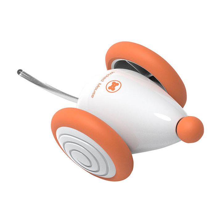 Interaktywna zabawka dla kotów Cheerble Wicked Mouse (Morelowy) na NearMe.pl