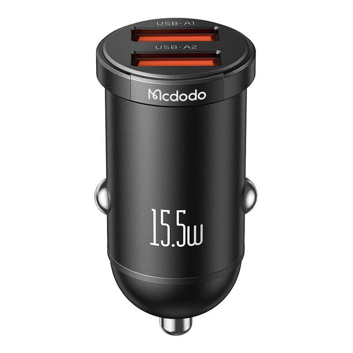 Ładowarka samochodowa Mcdodo CC-2950, 2x USB, 15.5W (czarna) na NearMe.pl