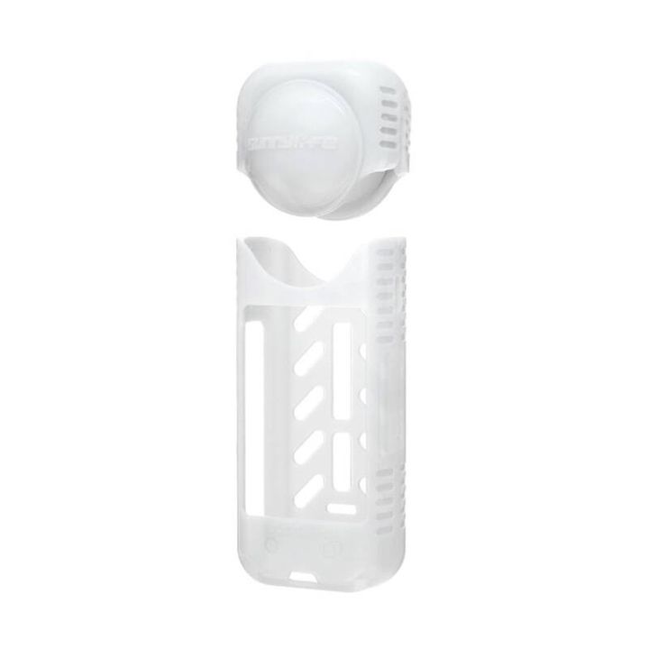 Silikonowa obudowa + osłona obiektywu Sunnylife do Insta360 X4 (biała) na NearMe.pl