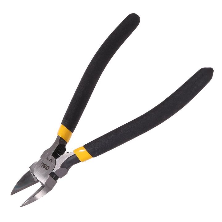 Szczypce tnące boczne Deli Tools EDL2706, 6" (czarne) na NearMe.pl