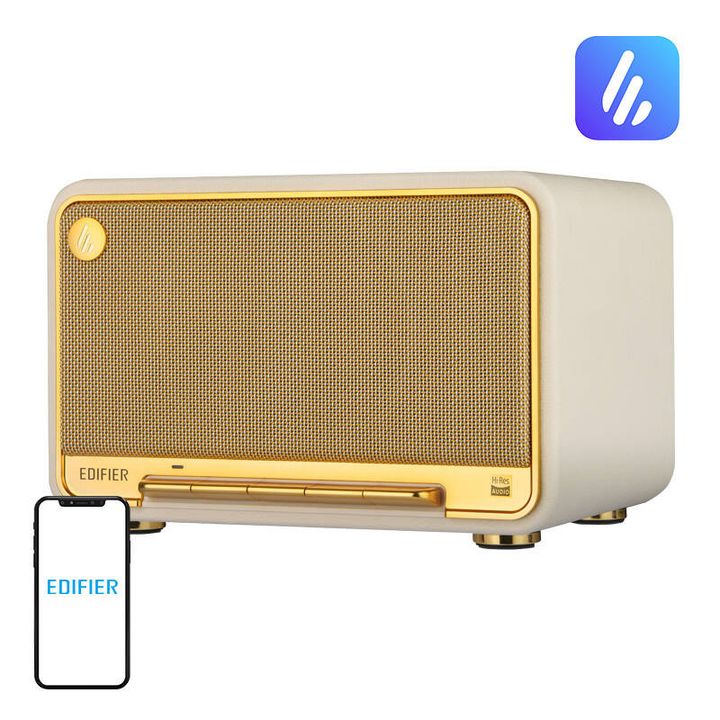 Głośnik Bluetooth Edifier D32 (biało-złoty) na NearMe.pl