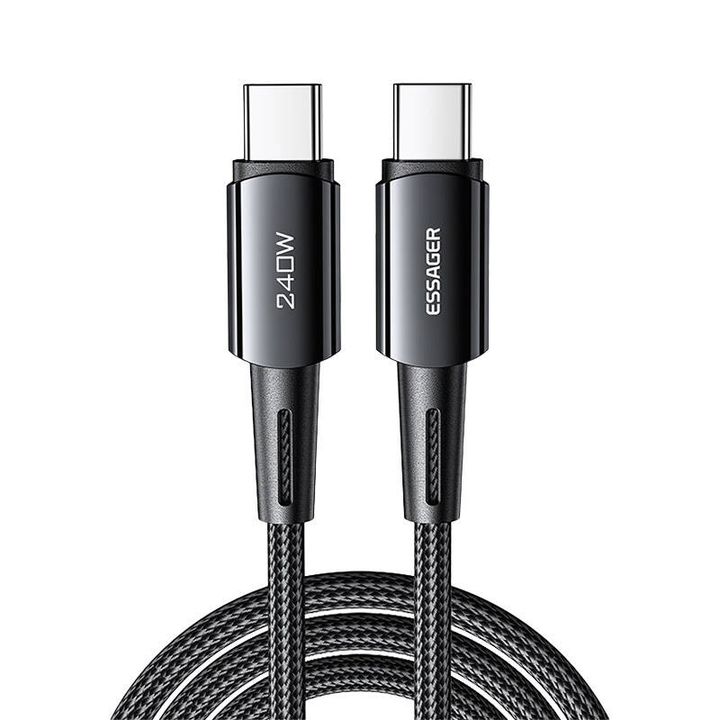 Kabel USB-C do USB-C 240W Essager 1m (szary) na NearMe.pl