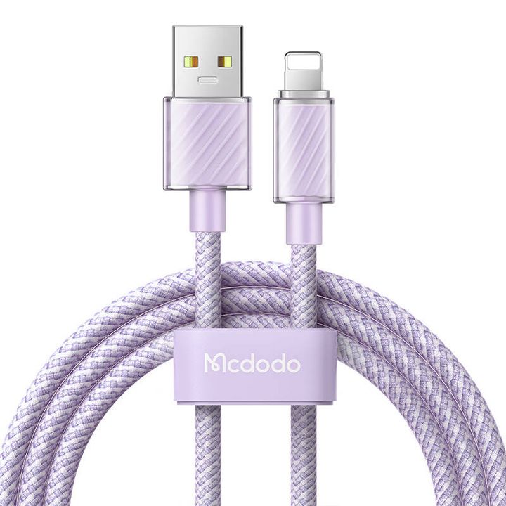 Kabel USB-A do Lightning Mcdodo CA-3642, 1,2m (fioletowy) na NearMe.pl
