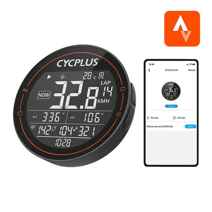 Komputer rowerowy Cycplus M2 - kompatybilne z: Strava, Trainingpeaks itp. na NearMe.pl