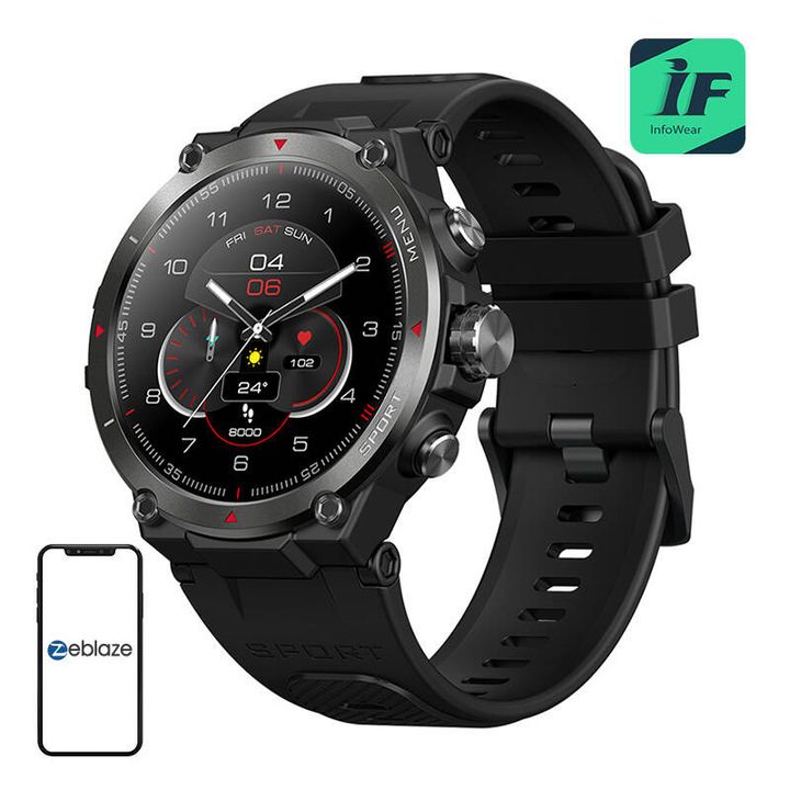 Smartwatch Zeblaze Stratos 2 (Czarny) na NearMe.pl