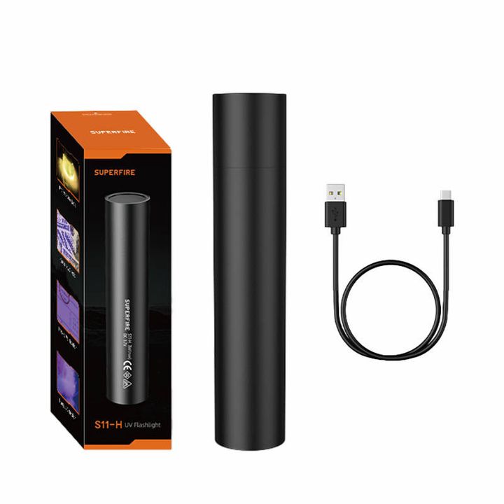 Latarka UV Superfire S11-H, 365NM, USB na NearMe.pl