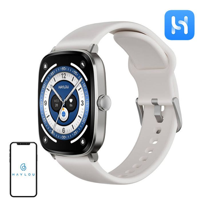 Smartwatch Haylou RS5 (srebrny) na NearMe.pl