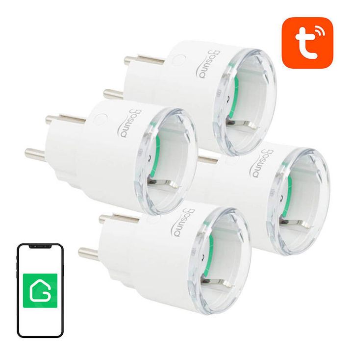 Inteligentne gniazdko WiFi Gosund SP111 3680W 16A, Tuya 4-pak na NearMe.pl