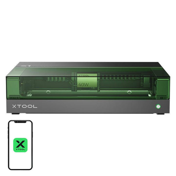 Grawerka laserowa 2w1 xTool S1 40W - zestaw All-in-One (Czarny) na NearMe.pl