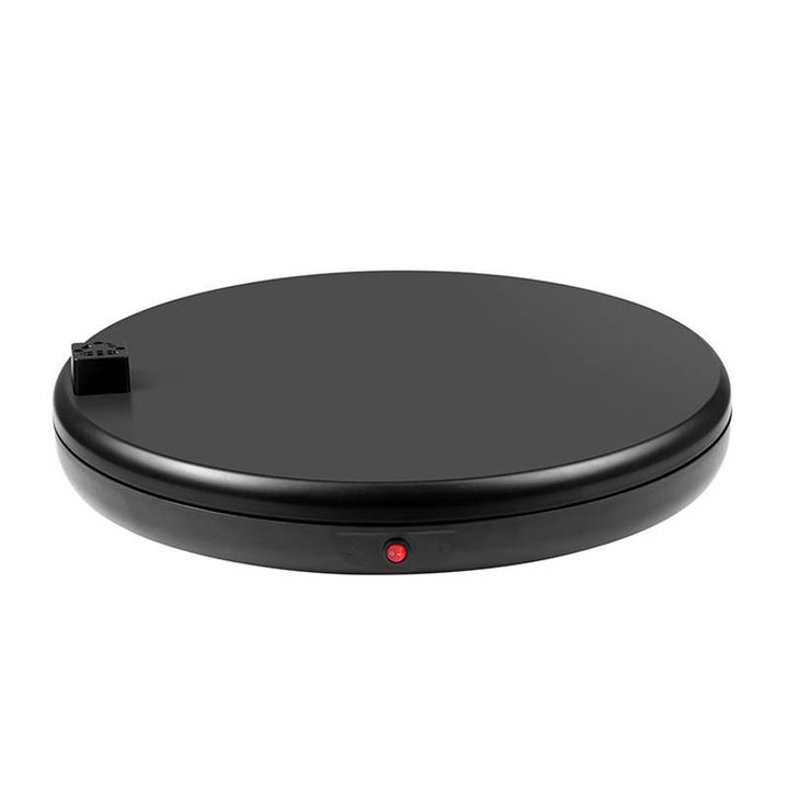 Obrotowa podstawka do zdjęć Puluz z gniazdkiem zasilającym 45 cm (czarna) na NearMe.pl