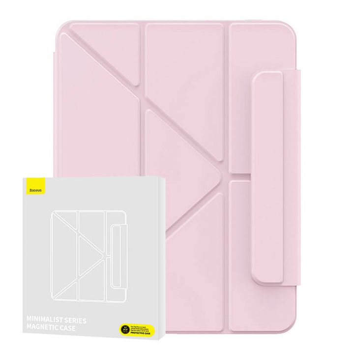 Etui magnetyczne Baseus Minimalist do Pad Air4/Air5 10.9″/Pad Pro 11″ (różowy) na NearMe.pl