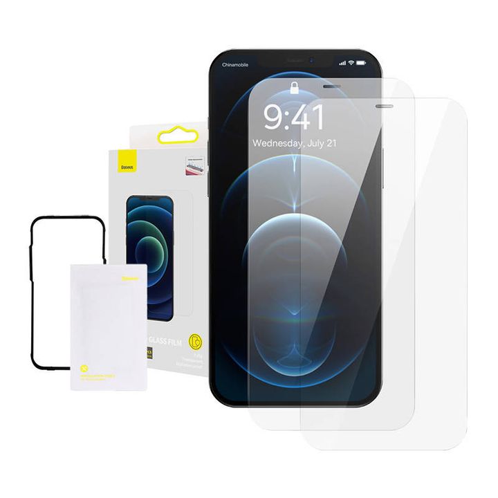 Szkło hartowane 0.3mm Baseus do iPhone 12/12 Pro (2szt) na NearMe.pl