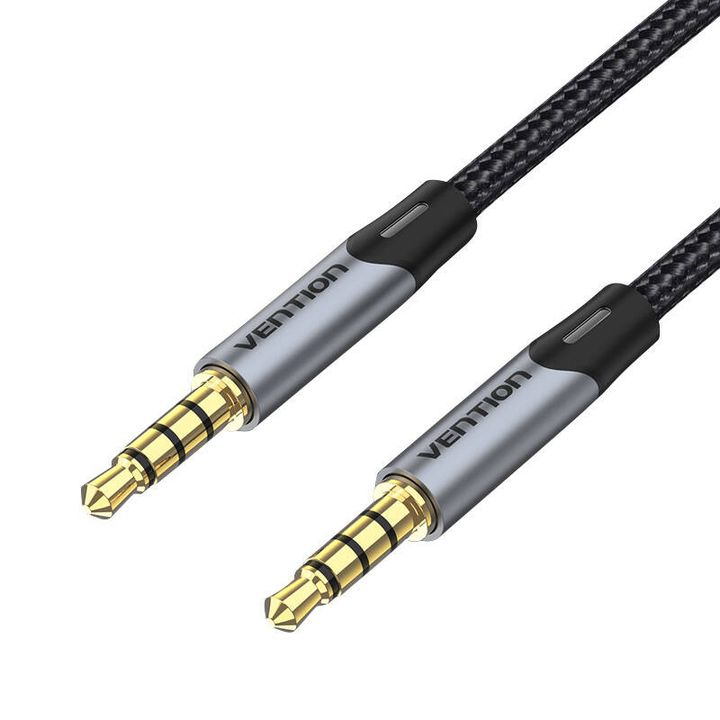 Kabel audio TRRS 3,5mm mini jack Vention BAQHF 1m Szary na NearMe.pl