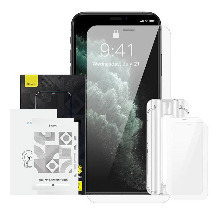 2x Szkło hartowane Baseus Crystal 0.3mm do iPhone X/XS na NearMe.pl