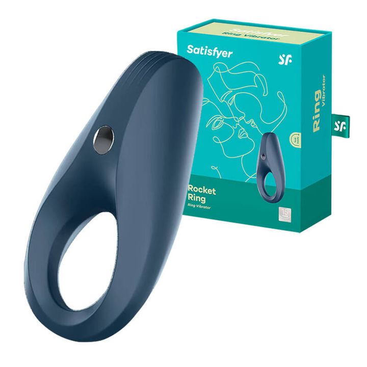 Pierścień wibrujący Satisfyer Rocket Ring (granatowy) na NearMe.pl