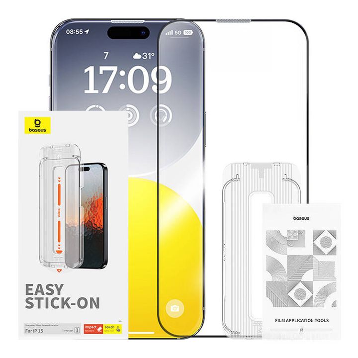Szkło hartowane 0.3mm Baseus Sapphire do iPhone 15 na NearMe.pl