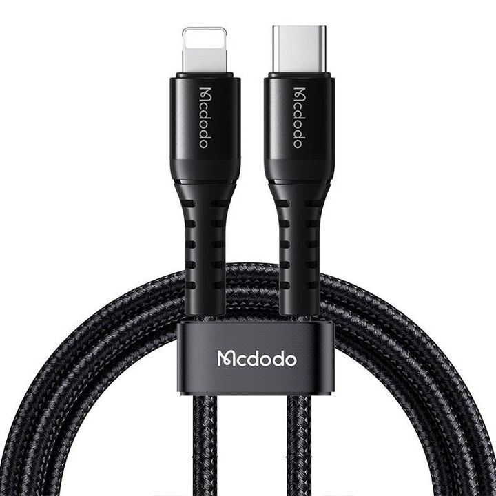 Kabel USB-C do lightning Mcdodo CA-5630, 36W, 0.2m (czarny) na NearMe.pl