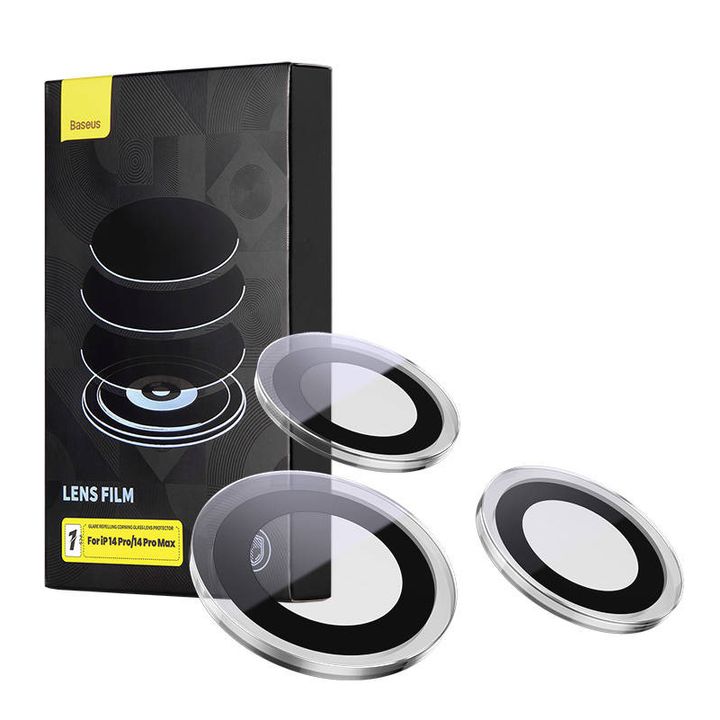 Szkło hartowane na aparat Baseus Glare Repelling Corning do iPhone 14 Pro/14 Pro Max na NearMe.pl