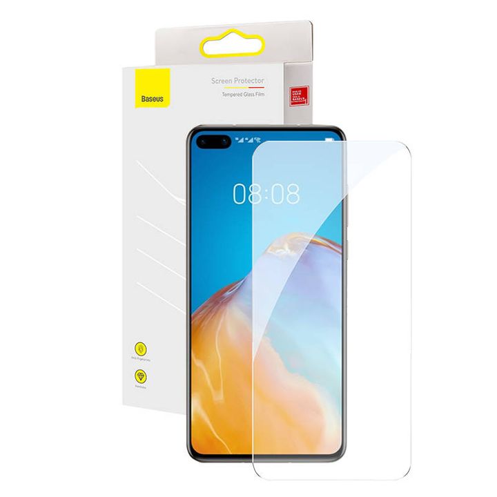 Szkło hartowane przezroczyste dla  HUAWEI P40 Baseus na NearMe.pl