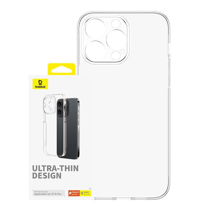 Etui na telefon iPhone15 Pro Baseus OS-Lucent Series (Przezroczysty) na NearMe.pl