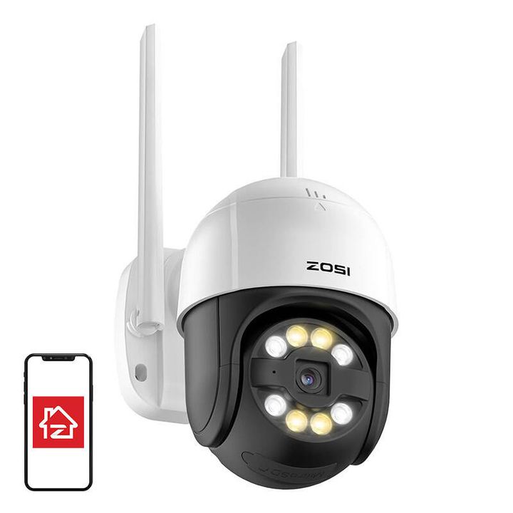 Kamera zewnętrzna IP ZOSI C289 WiFi 3MP Pan Tilt IP66 + karta microSD 32GB na NearMe.pl