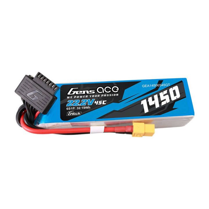 Akumulator Gens Ace G-Tech 1450mAh 22.2V 45C 6S1P Lipo z konektorem XT60 Plug na NearMe.pl