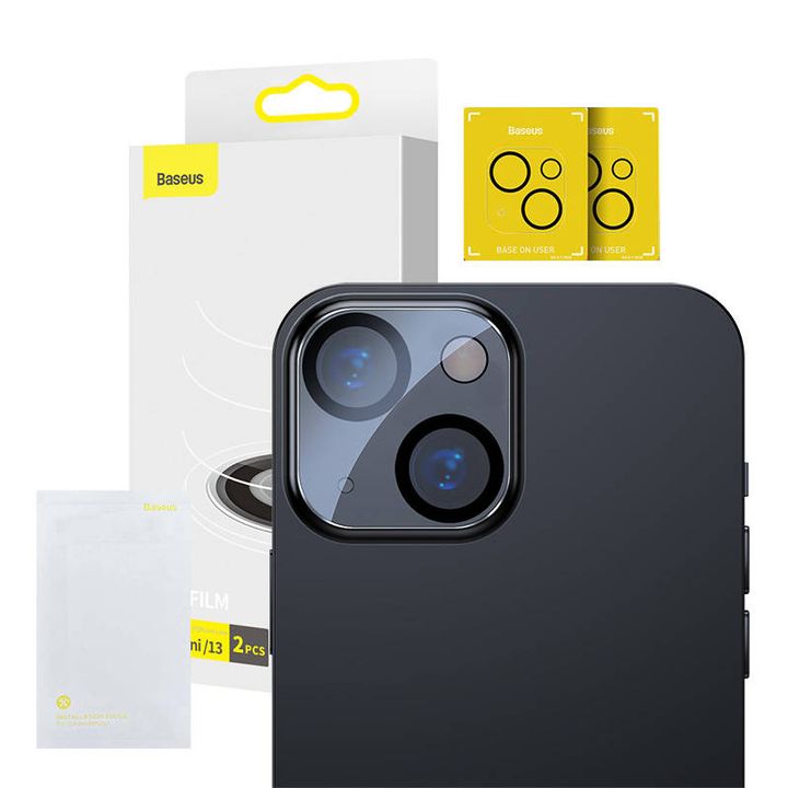 Szkło hartowane Baseus na aparat iPhone 13/13 mini (2 szt) na NearMe.pl