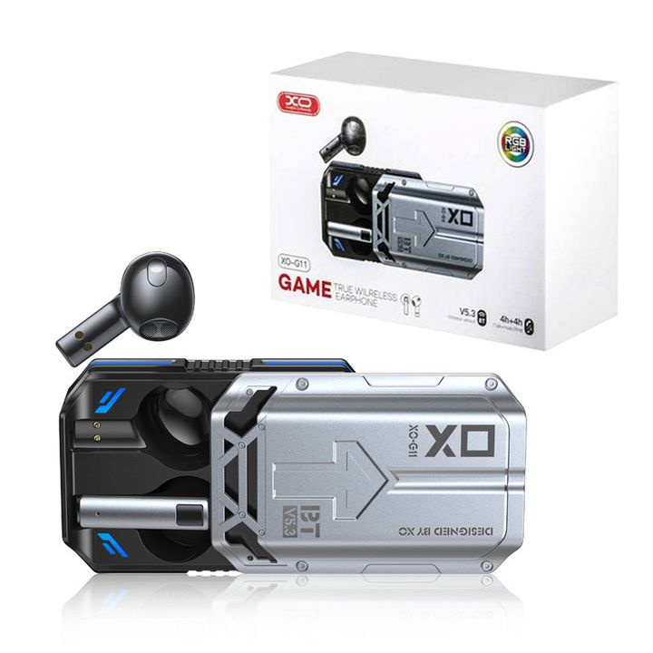 Słuchawki Bluetooth XO G11 TWS szare na NearMe.pl