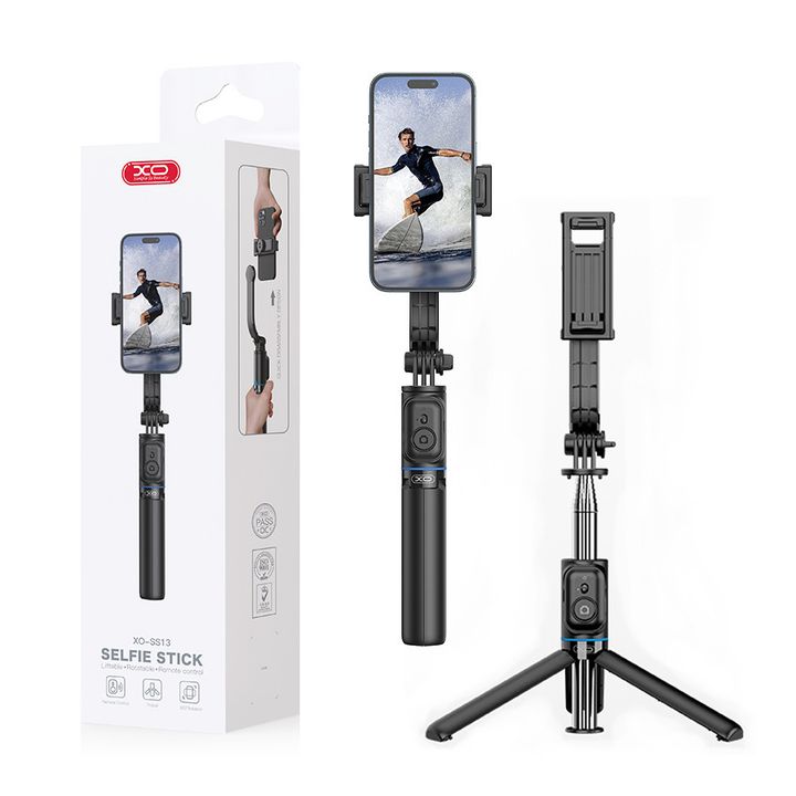 Selfie stick XO Bluetooth tripod SS13 106cm czarny na NearMe.pl