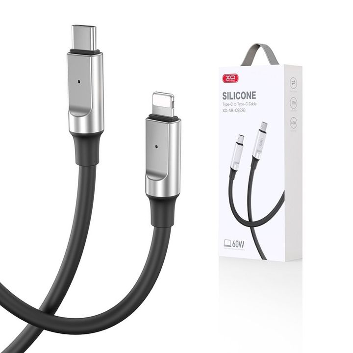 XO KABEL NB-Q252B USB-C/USB-C 1m 60W CZARNY na NearMe.pl