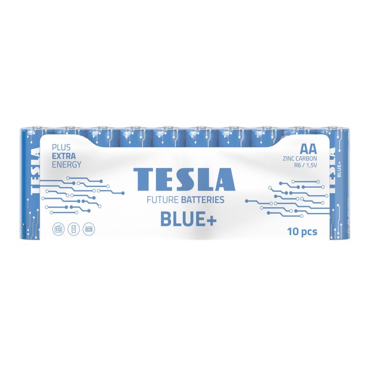 Baterie cynkowo-węglowe TESLA AA/R6/1,5V 10szt BLUE+ na NearMe.pl
