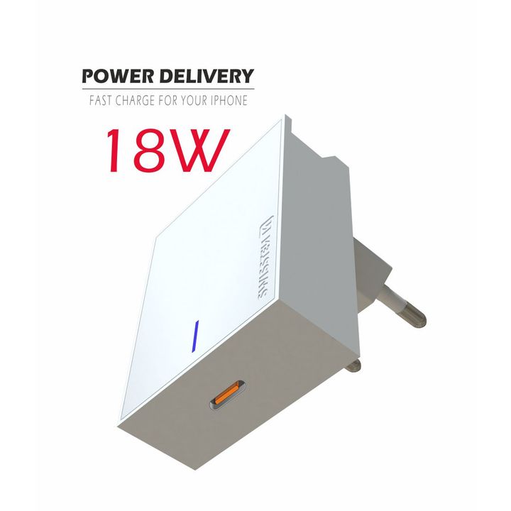 SWISSTEN Ładowarka Sieciowa Adapter do iPhone 3.0 18W biała na NearMe.pl