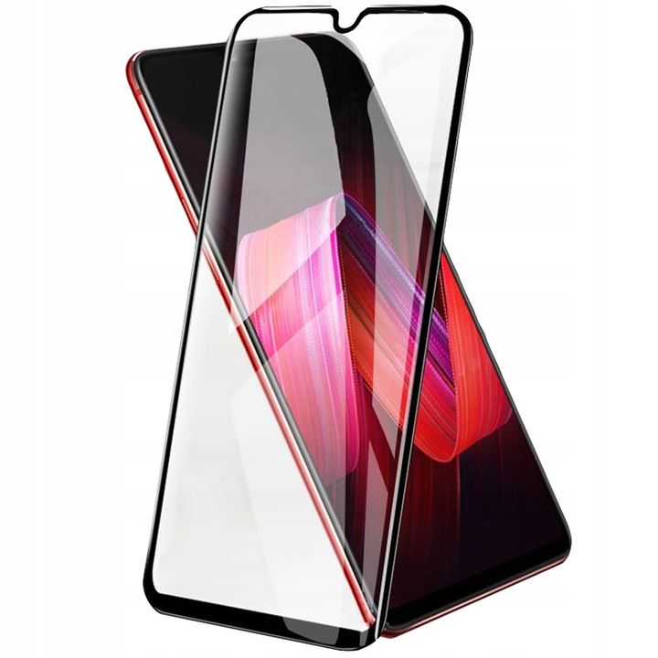 Szkło hartowane Full Glue Samsung A71 / A51 / GT Neo 3T czarne na NearMe.pl