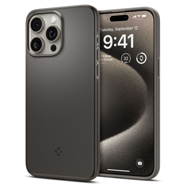 SPIGEN THIN FIT IPHONE 15 PRO MAX GUNMETAL na NearMe.pl
