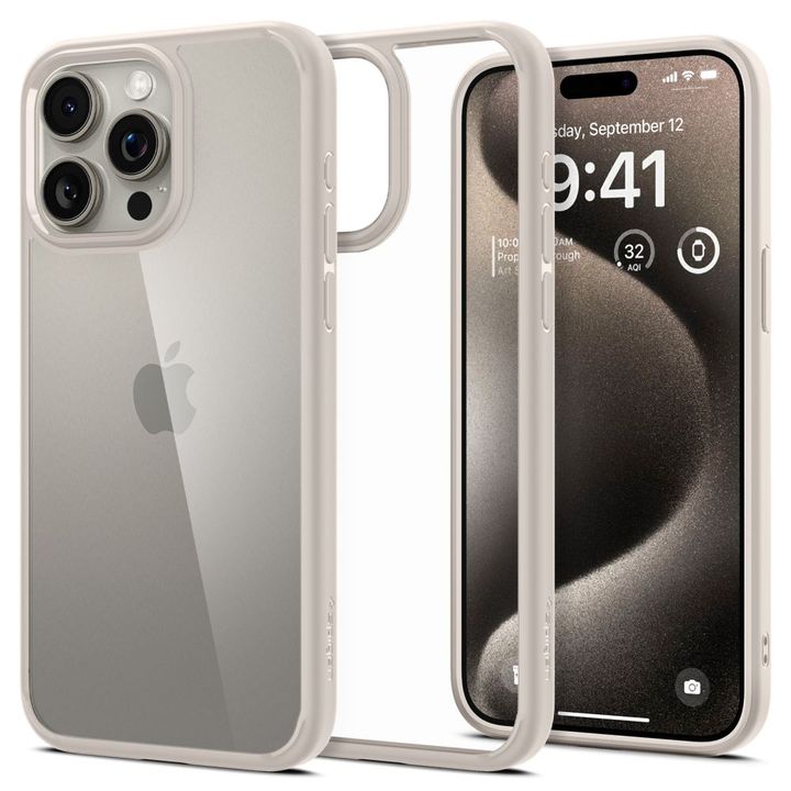 SPIGEN ULTRA HYBRID IPHONE 15 PRO MAX NATURAL TITANIUM na NearMe.pl