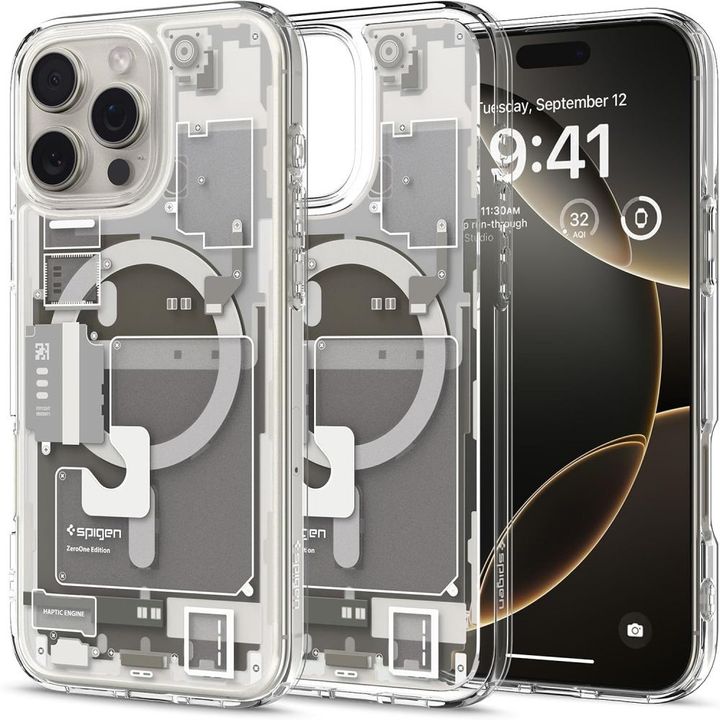 SPIGEN ULTRA HYBRID MAG MAGSAFE IPHONE 16 PRO ZERO ONE NATURAL TITANIUM na NearMe.pl