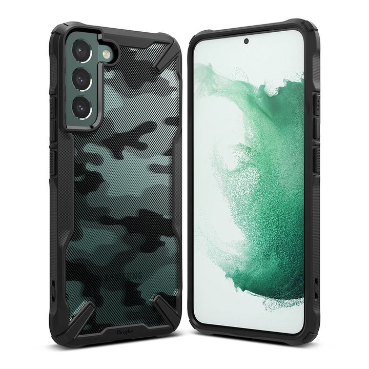 Etui RINGKE Fusion X do Galaxy S22 Plus - Camo Black na NearMe.pl