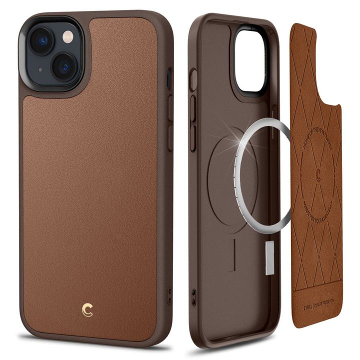 SPIGEN CYRILL KAJUK MAG MAGSAFE IPHONE 14 PLUS / 15 PLUS SADDLE BROWN na NearMe.pl