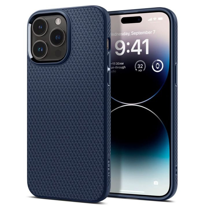 SPIGEN LIQUID AIR IPHONE 14 PRO MAX NAVY BLUE na NearMe.pl