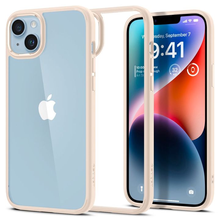 SPIGEN ULTRA HYBRID IPHONE 14 PLUS / 15 PLUS SAND BEIGE na NearMe.pl