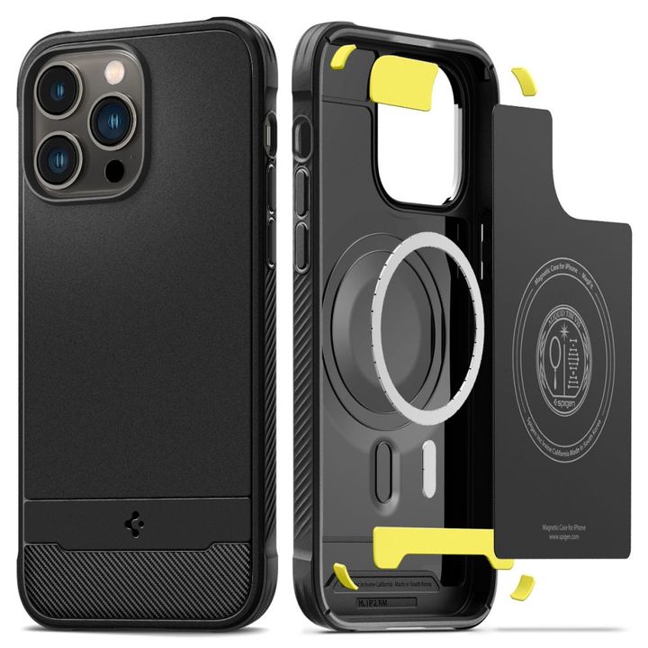 SPIGEN RUGGED ARMOR MAG MAGSAFE IPHONE 14 PRO MATTE BLACK na NearMe.pl