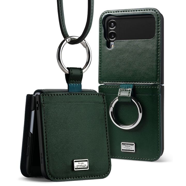 RINGKE SIGNATURE FOLIO GALAXY Z FLIP 4 DARK GREEN na NearMe.pl