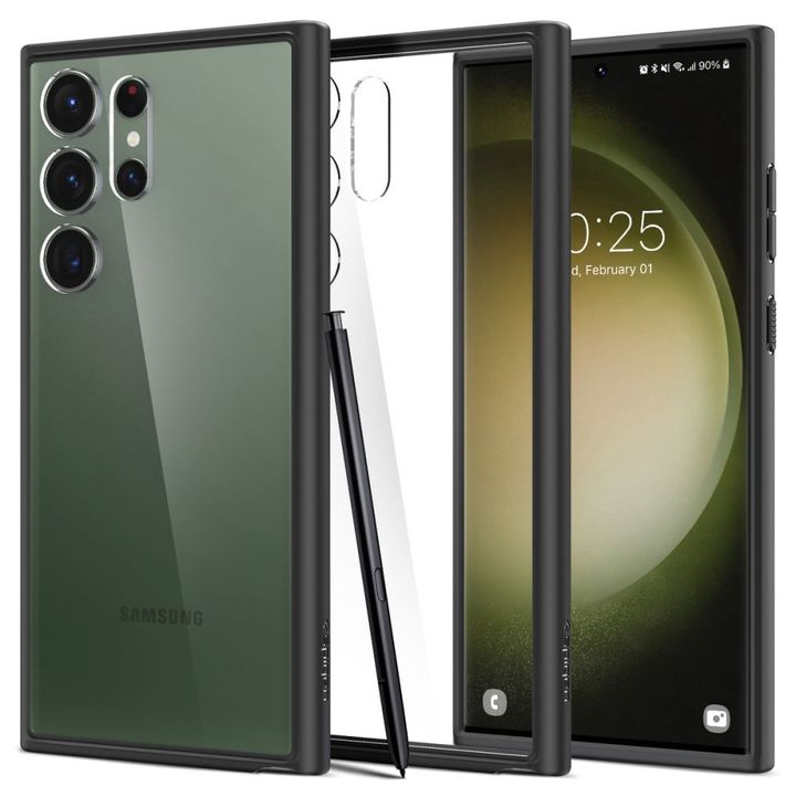 SPIGEN ULTRA HYBRID GALAXY S23 ULTRA MATTE BLACK na NearMe.pl