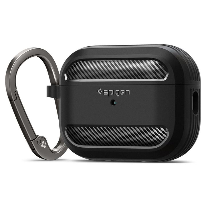 SPIGEN RUGGED ARMOR APPLE AIRPODS PRO 1 / 2 MATTE BLACK na NearMe.pl