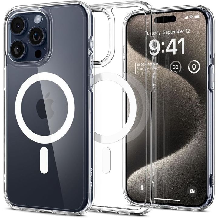 SPIGEN ULTRA HYBRID MAG MAGSAFE IPHONE 15 PRO MAX WHITE na NearMe.pl