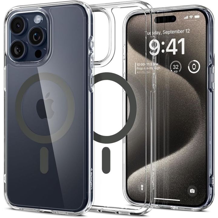 SPIGEN ULTRA HYBRID MAG MAGSAFE IPHONE 15 PRO MAX GRAPHITE na NearMe.pl