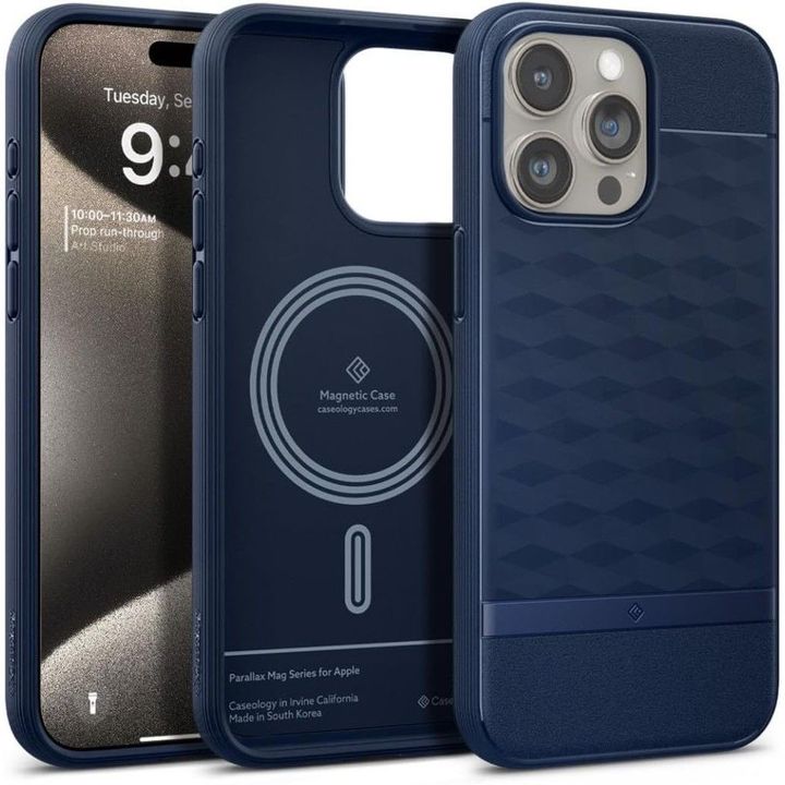 CASEOLOGY PARALLAX MAG MAGSAFE IPHONE 15 PRO MAX MIDNIGHT BLUE na NearMe.pl