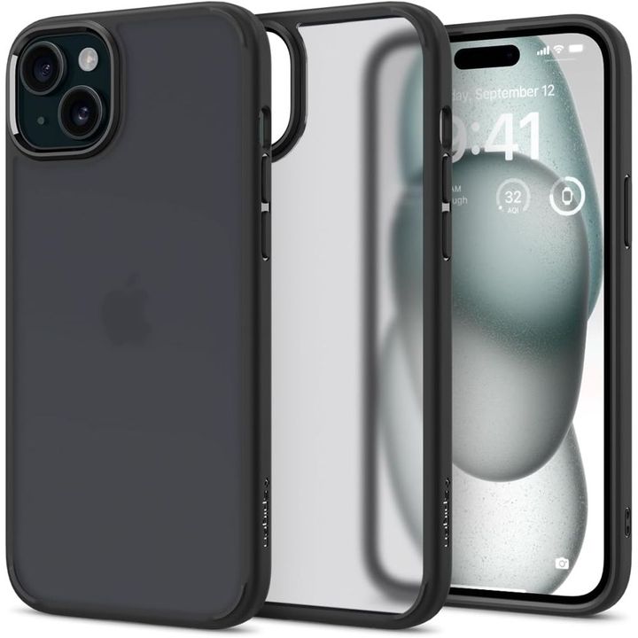 SPIGEN ULTRA HYBRID IPHONE 15 FROST BLACK na NearMe.pl